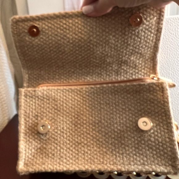 Dior Beauty raffia clutch or shoulder bag, excellent condition, with gift box - Picture 10 of 15